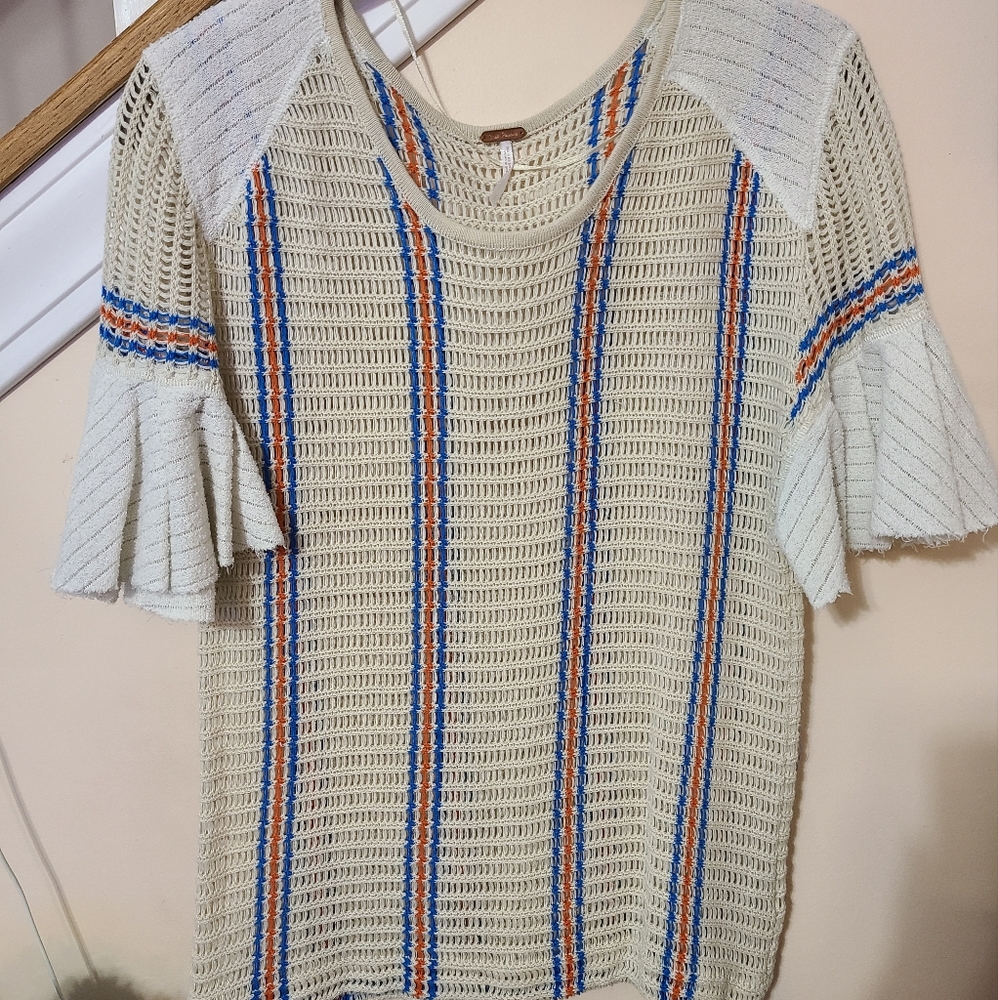 Free People Crochet Top Size L